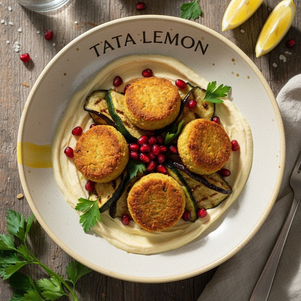 TATA VEGGIE - Bowl végétarien avec falafels dorés et tahini citronné